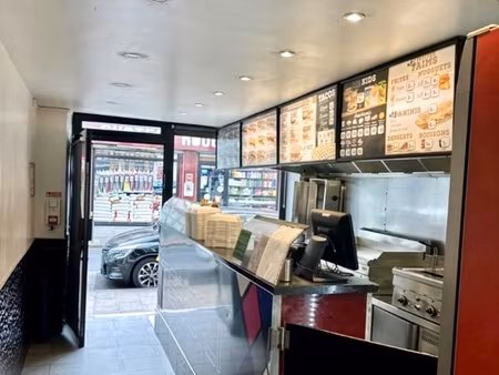 vente restauration rapide 65 m²