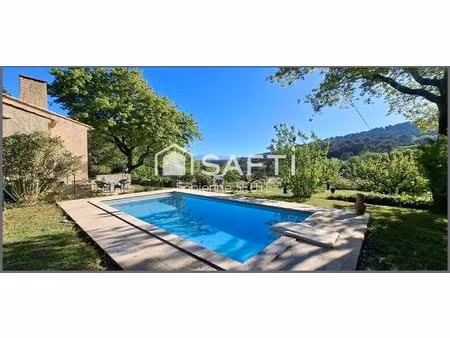 maison 127 m2 plain pied  terrain 4220 m2  piscine