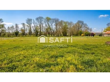 terrain 901 m² au calme – libre constructeur