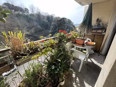 nice haut cimiez - 4p loué 70 43 m² + parking + cave