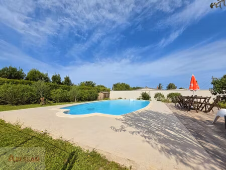 vente maison saint hilaire de brethmas  180m² 8 pièces 342 000€ avec piscine