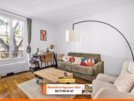 appartement 3 pièces - 48 m2 - paris 20eme