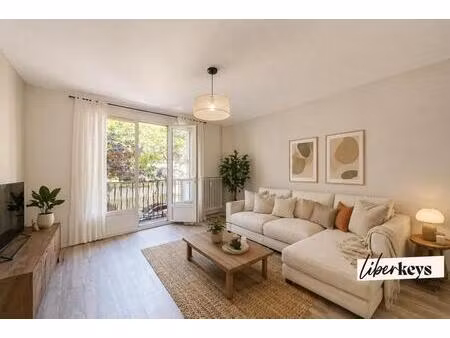 appartement rénové 3 pièces - traversant - 52 m² avec balcon et cave - trappes