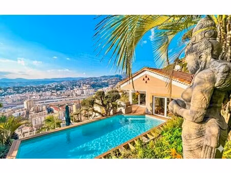 nice /villa 6 pièces - 145 m2/piscine/terrain de 855m2/parkings