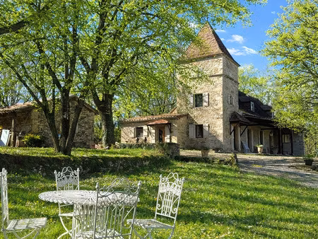 belle propriete avec pigeonnier et dependances dans un cadre