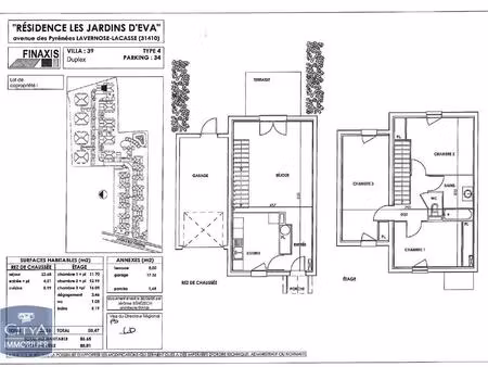 location maison 4 pièces 86m² lavernose lacasse 31410
