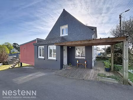 maison mitoyenne sur quimperlé  au calme  114m²  4 chambres  proche commodités à pied