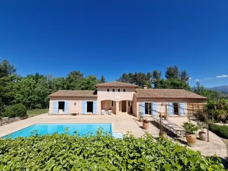 tourrettes villa individuelle 4 pièce(s) 153m2 env terrain 5011m2 env belle vue