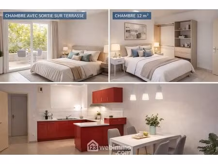 appartement - 43.31m² - montpellier