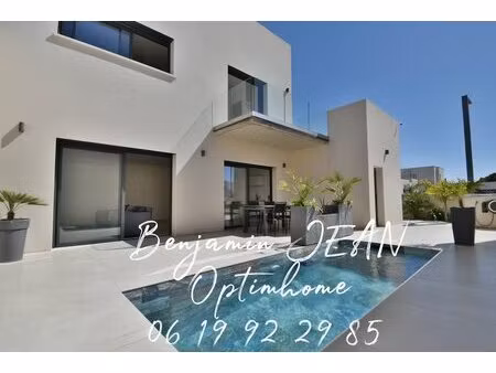 sérignan – propriété contemporaine d’exception avec piscine bali et rooftop panoramique