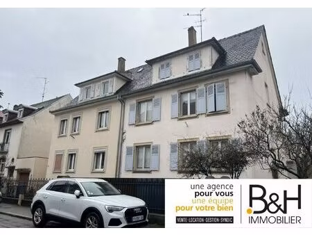 achat appartement 3 pièces 60m² strasbourg 67200