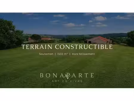 souternon - terrain constructible dans secteur calme
