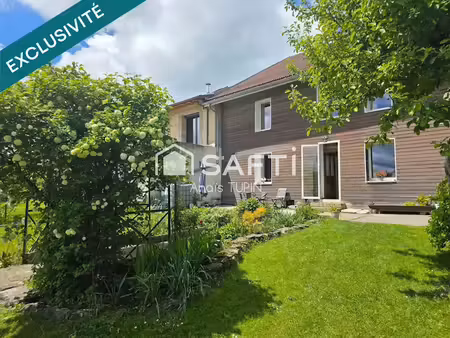vente maison 7 pièces 227 m² à la chaux-du-dombief (39150)  285 000 €