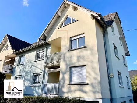 appartement lumineux 3 pièces d'environ 84 m² à drusenheim.