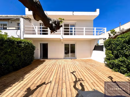 palavas-les-flots f4 lumineux avec jardin & 2 places de pa