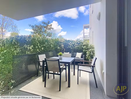 rez-de-jardin avec terrasse