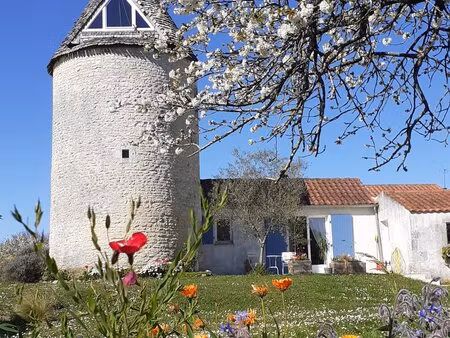 maison plain pied +moulin 104 m2 terrain 981 m2
