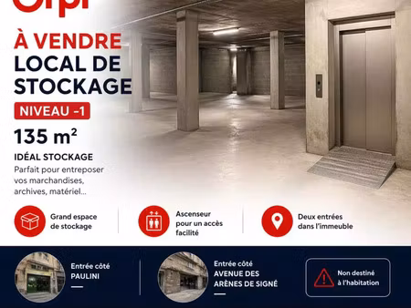 vente local industriel 135 m² nice (06000)