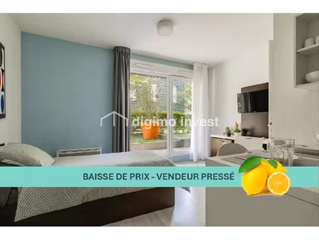 vente appartement 1 pièce 20 m² nantes (44300)