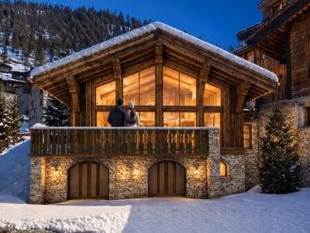 chalet neuve de 5 chambres de luxe dans le quartier très recherché de le legettaz à val...