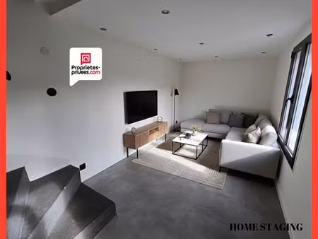 93370 montfermeil - secteur mairie -maison 2 pièces 54 34 m² -1 chambre -terrasse- station