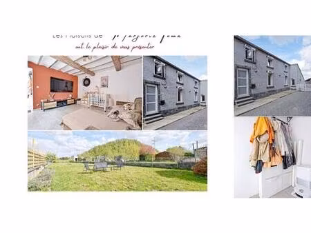 maison à vendre à rue des français 98 roselies (vbe12789)