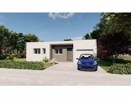 terrain avec maison neuve à vendre