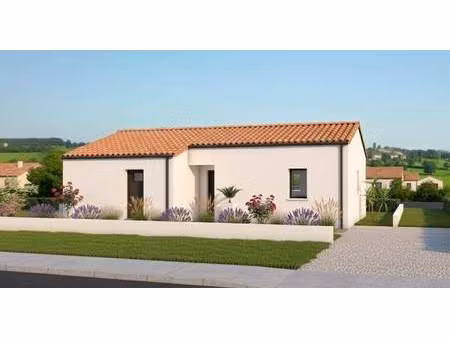 terrain avec maison neuve à vendre