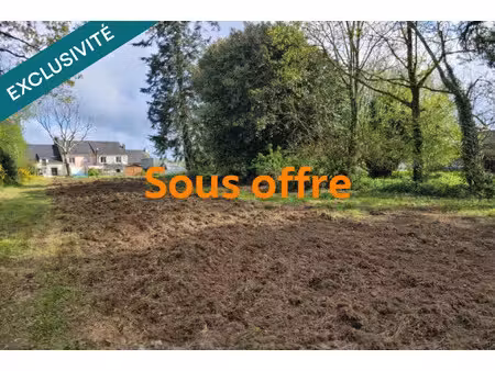 vente terrain 1250 m² radenac (56500)