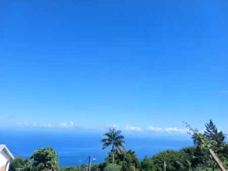 ???? rare à la vente - terrain avec vue mer imprenable à trois-bass