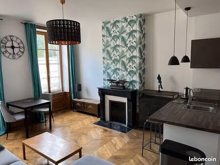 t3 meublé - centre-ville - charmant et lumineux