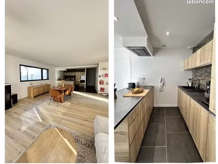 maison contemporaine meublée – prestations de qualité – 129 m² – bourg-blanc