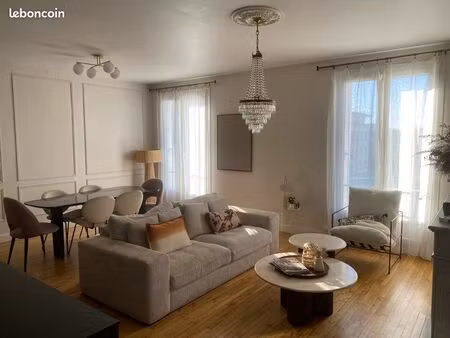 grand t3 meublé 100m2 - haut de gamme - triangle d'or