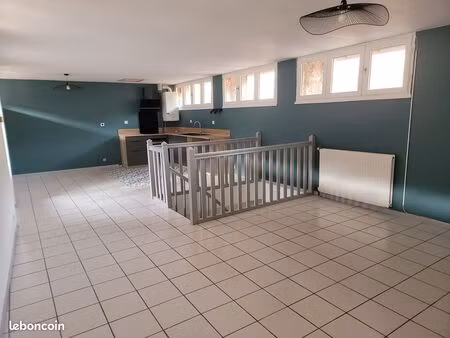 grand appartement t3 duplex - cahors hyper centre