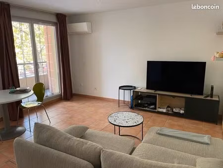 t3 meublé et climatisé avec parking - proche métro borderouge