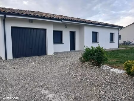 maison avec jardin clôturé 3 chambres