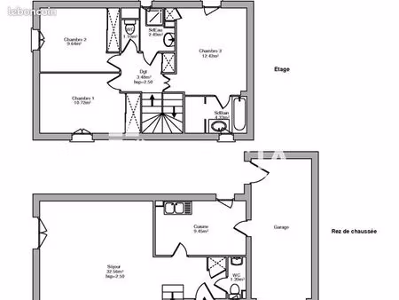 villa 4 pièces 87 m²