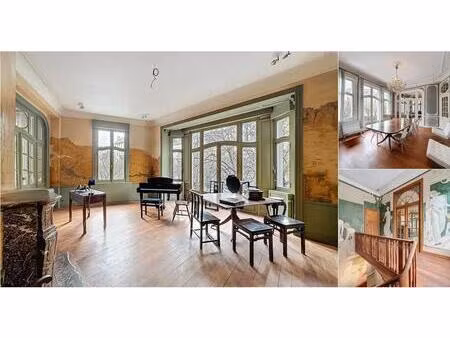 maison de maître à vendre avec jardin et 6 chambres   schaerbeek (vbe13044)