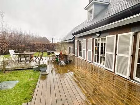 maison 3 ch. avec grand garage et terrain de 3.000 m²