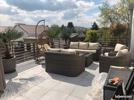 appartement f4 gare ermont-eaubonne avec grande terrasse