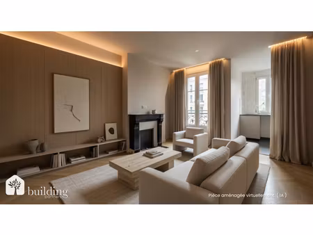 à vendre - levallois-perret mairie - appartement 3 pièces rénové avec charme de l'ancien d