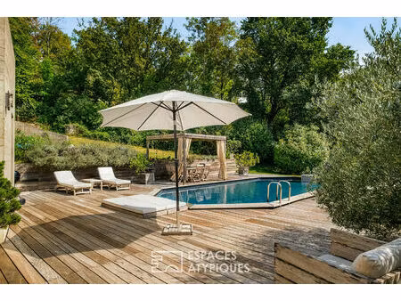 maison d'architecte dans un cadre bucolique