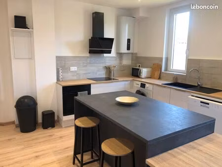 t3 meublé 67 m² - refait à neuf