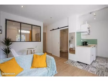 appartement meublé t1 bis - résidence sécurisée - parking des italiens