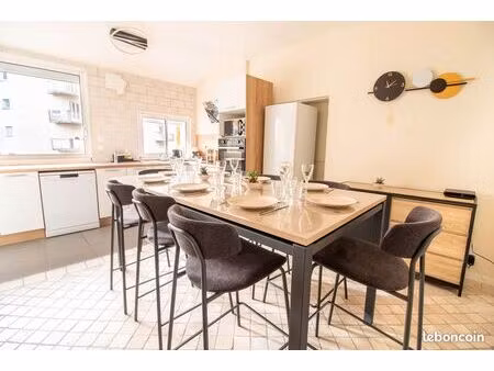 spacieux duplex neuf et équipé + clim  quartier jouvence  87 8 m² carrez et 112 99 m² au s