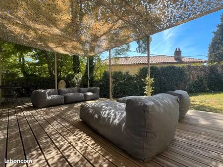 centre ville 5 minutes à pieds - exceptionnel t5 de 140m2 - 3 terrasses et jardin 250 m2