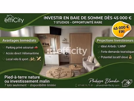 appartement 1 pièce - 19 m²