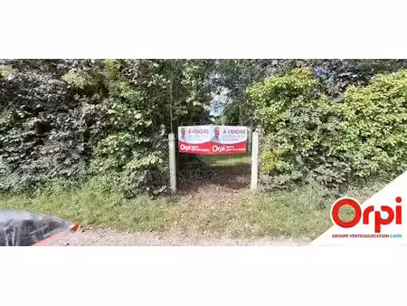 vente terrain 1328 m² à gizy (02350)  41 500 €