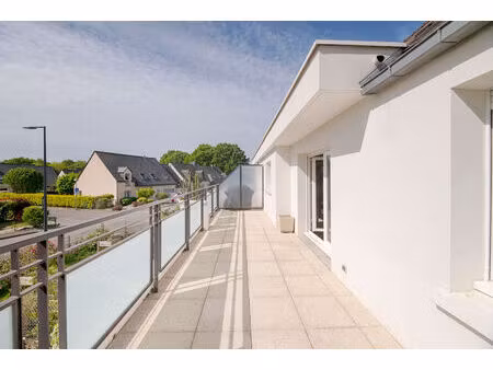 noyal chatillon sur seiche centre - appartement duplex 3 chambres - terrasse - garage - ex