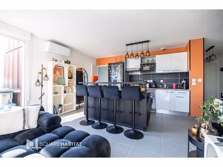croix daurade - appartement de type 3 de 62m² en dernier étage avec terrasse et parking